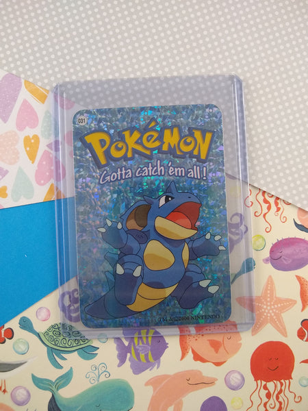 Vintage 1990's Pokemon Trading Vending Prism Shiny Holo Sticker Nidoqu Pfaltzcraftsmore Vintage 1990's Pokemon Trading Vending Prism Shiny Holo Sticker Nidoqu Pfaltzcraftsmore