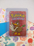 Vintage 1990's Pokemon Trading Vending Prism Shiny Holo Sticker Farfetch'd #83 - NM