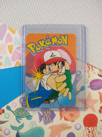 Vintage 1990's Pokemon Trading Vending Prism Shiny Holo Sticker Farfetch'd #83 - NM