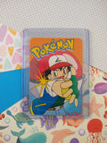 Vintage 1990's Pokemon Trading Vending Prism Shiny Holo Sticker Krabby #98 - NM
