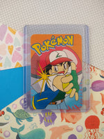 Vintage 1990's Pokemon Trading Vending Prism Shiny Holo Sticker Kingler #99 - NM