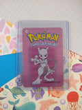 Vintage 1990's Pokemon Trading Vending Prism Shiny Holo Sticker Mewtwo #150 - NM