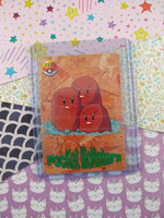 Vintage 1990's Pokemon Trading Vending Prism Shiny Holo Sticker Vulpix - NM