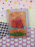 Vintage 1990's Pokemon Trading Vending Prism Shiny Holo Sticker Vulpix - NM