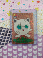 Vintage 1990's Pokemon Trading Vending Prism Shiny Holo Sticker Jigglypuff - NM