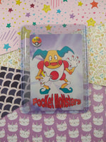 Vintage 1990's Pokemon Trading Vending Prism Shiny Holo Sticker Jigglypuff - NM