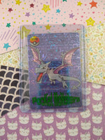 Vintage 1990's Pokemon Trading Vending Prism Shiny Holo Sticker Aerodactyl - NM