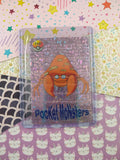 Vintage 1990's Pokemon Trading Vending Prism Shiny Holo Sticker Parasect - NM