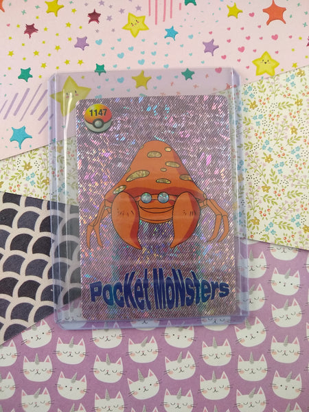 Vintage 1990's Pokemon Trading Vending Prism Shiny Holo Sticker Parasect - NM