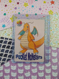 Vintage 1990's Pokemon Trading Vending Prism Shiny Holo Sticker Parasect - NM