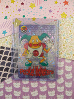 Vintage 1990's Pokemon Trading Vending Prism Shiny Holo Sticker Mr. Mime - NM