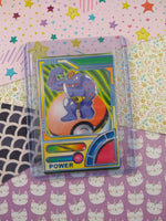 Vintage 1990's Pokemon Power Trading Vending Prism Shiny Holo Sticker - NM