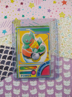 Vintage 1990's Pokemon Power Trading Vending Prism Shiny Holo Sticker - NM