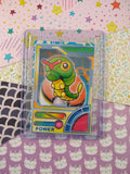 Vintage 1990's Pokemon Power Trading Vending Prism Shiny Holo Sticker - NM