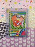 Vintage 1990's Pokemon Power Trading Vending Prism Shiny Holo Sticker - NM