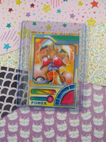 Vintage 1990's Pokemon Power Trading Vending Prism Shiny Holo Sticker - NM