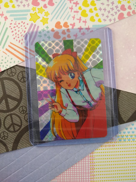 Vintage 1990's (Japanese) Sailor Moon Trading Vending Prism Shiny Holo Sticker - NM