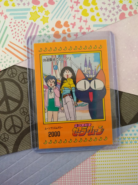 Vintage 1990's (Japanese) Sailor Moon Trading Vending Non-Holo Sticker - NM