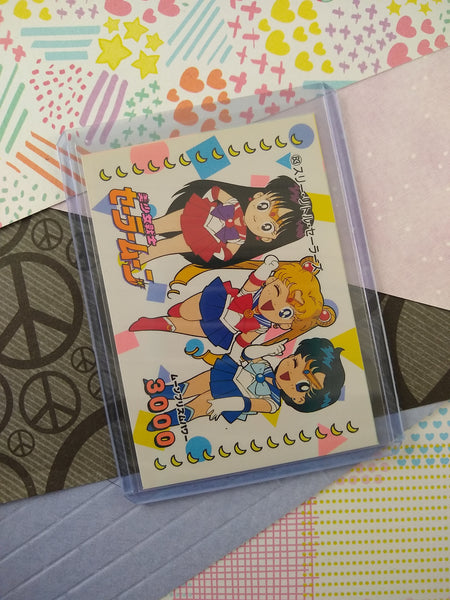 Vintage 1990's (Japanese) Sailor Moon Trading Vending Non-Holo Sticker - NM