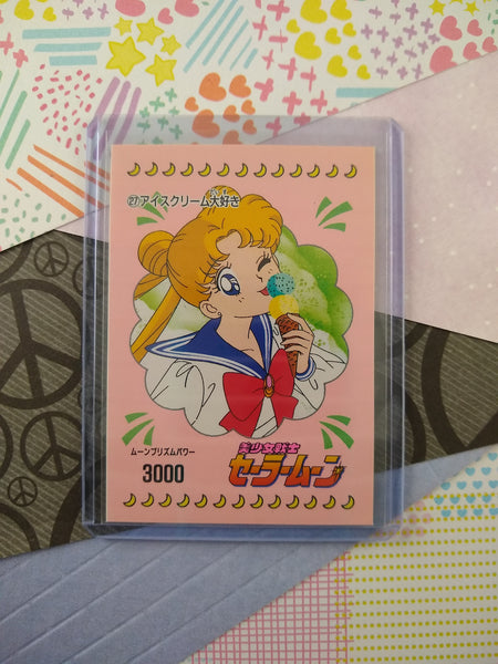 Vintage 1990's (Japanese) Sailor Moon Trading Vending Non-Holo Sticker - NM