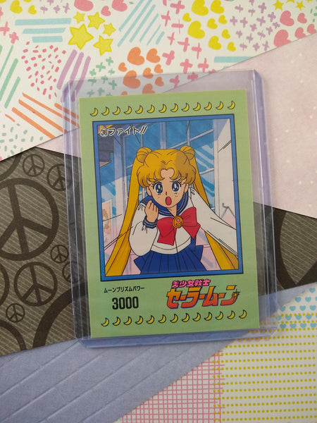 Vintage 1990's (Japanese) Sailor Moon Trading Vending Non-Holo Sticker - NM