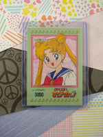 Vintage 1990's (Japanese) Sailor Moon Trading Vending Non-Holo Sticker - NM