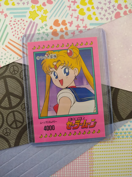 Vintage 1990's (Japanese) Sailor Moon Trading Vending Non-Holo Sticker - NM