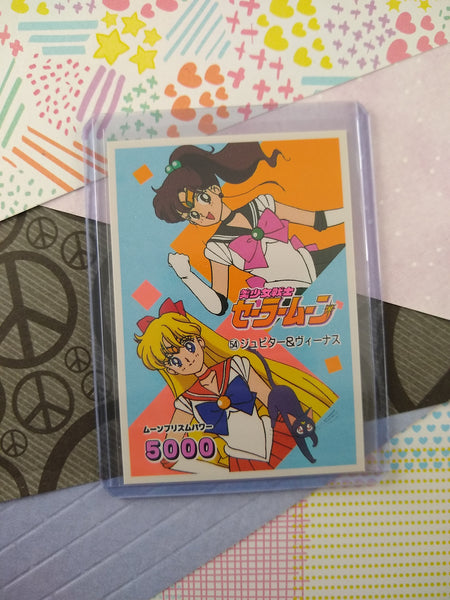 Vintage 1990's (Japanese) Sailor Moon Trading Vending Non-Holo Sticker - NM