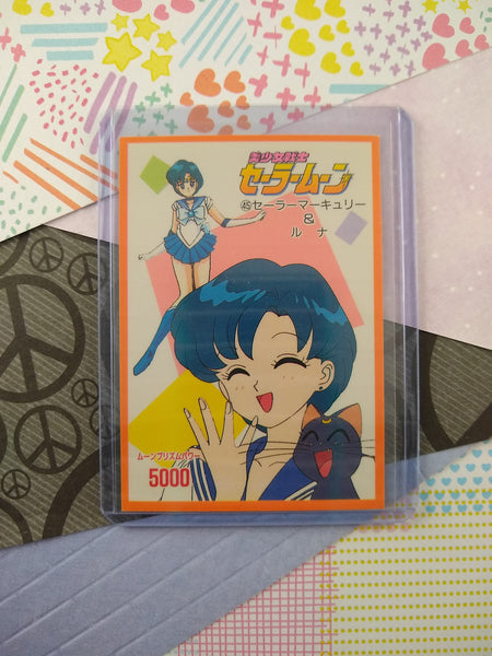 Vintage 1990's (Japanese) Sailor Moon Trading Vending Non-Holo Sticker - NM