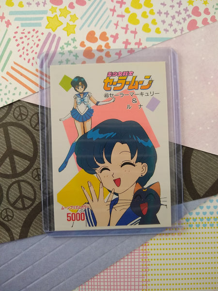 Vintage 1990's (Japanese) Sailor Moon Trading Vending Non-Holo Sticker - NM