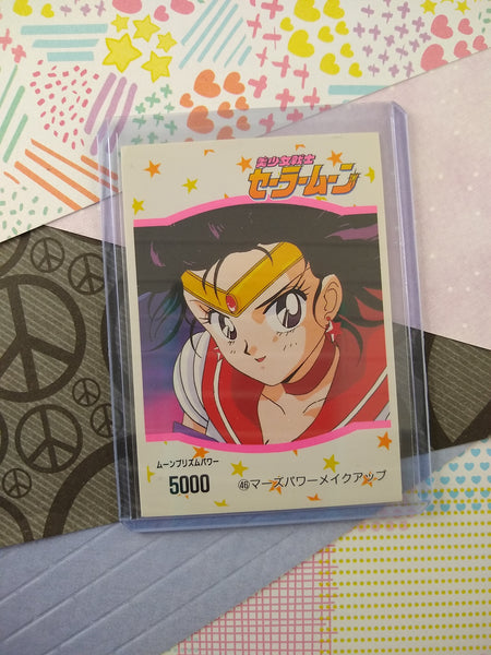 Vintage 1990's (Japanese) Sailor Moon Trading Vending Non-Holo Sticker - NM