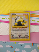 Vintage Rare - Snorlax Base Set 2 Non-Holo Pokemon Card 30/130 - VG