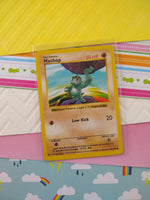 Vintage Common - Shadowless Machop Base Set Non-Holo Pokemon Card 52/102 - LP