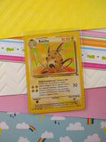 Vintage Rare (Italian) - Raichu Fossil Non-Holo Pokemon Card 29/62 - LP