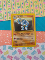 Vintage Uncommon - Machoke Base Set Non-Holo Pokemon Card 34/102 - VG (B)