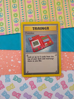 Vintage Uncommon - Pokedex Base Set Non-Holo Pokemon Card 87/102 - VG (B)