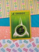 Vintage Energy - Shadowless Grass Base Set Pokemon Card 99/102 - LP