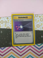 Vintage Uncommon - Energy Retrieval Base Set Pokemon Card 81/102 - VG (D)