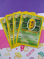 Vintage Uncommon - Set/4 Kakuna Base Set 2 Non-Holo Pokemon Cards 47/130 - LP