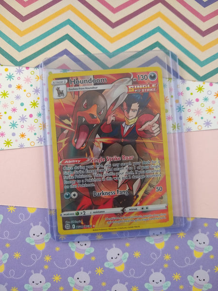 Pokemon TCG - Houndoom Brilliant Stars Full Art Holographic Card TG10/ Pfaltzcraftsmore Pokemon TCG - Houndoom Brilliant Stars Full Art Holographic Card TG10/ Pfaltzcraftsmore