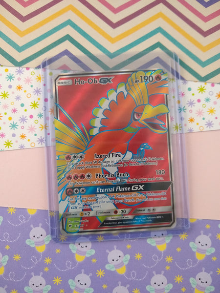 Pokemon TCG - Ho-Oh GX Burning Shadows Full Art Holographic Card 131/1 –  Pfaltzcraftsmore