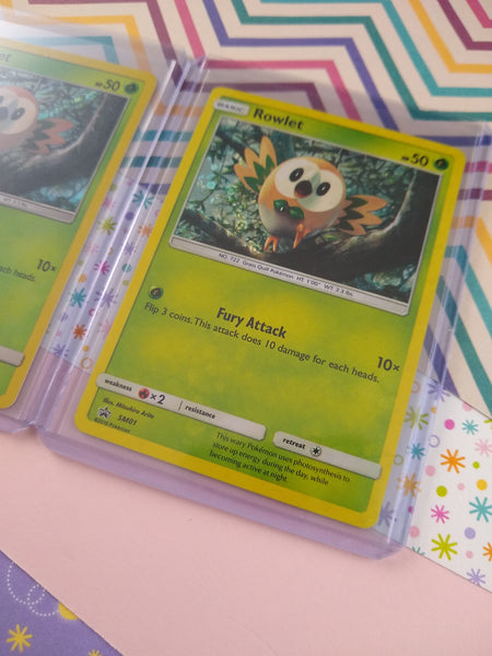 Pokemon TCG - Rowlet Sun & Moon / General Mills Promo Holographic Card Pfaltzcraftsmore Pokemon TCG - Rowlet Sun & Moon / General Mills Promo Holographic Card Pfaltzcraftsmore