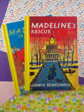 Vintage 1980's Madeline in London / Madeline's Rescue Hardcover Book Set/2, Like New