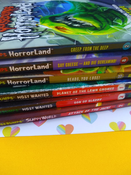 Goosebumps Book Lot, Set/6 Books Paperback Softcover, Nice Condition