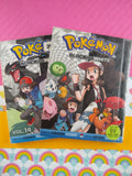 Pokemon Adventures Book Lot, Set/2 Books Black & White Softcover Ex-Lib. Fair Shape