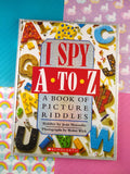 Scholastic I Spy A to Z: A Book of Picture Riddles (Hardcover, 2009)