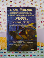 Vintage 1987 Mission Earth Volume 9: Villainy Victorious Hardcover by L. Ron Hubbard