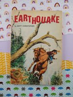 Vintage 1975 Paperback Softcover, Earthquake by Matt Christopher