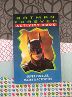 Vintage 1995 Paperback, Batman Forever Activity Book: Super Puzzles, Mazes & Activities