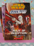 Vintage 2003 1st Printing Star Wars Boba Fett Clone Wars Novels, Set/4 (#2 #3 #4 #5) Scholastic Paperback